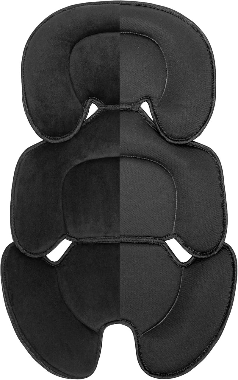 Ihaapsi Universal Baby Seat Liner – Reversible Infant Car Seat Insert & Stroller Cushion – Head & Body Support for Newborns – All-Season Soft Pad for Swings, High Chairs, Travel – Gift-Ready, Machine Washable - Image 1